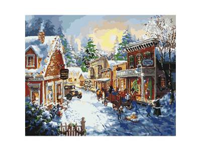 Картина за номерами Напередодні Різдва 40*50 КНО2247