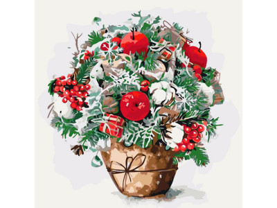 Картина за номерами Яблуневий присмак 40*40 КНО3026