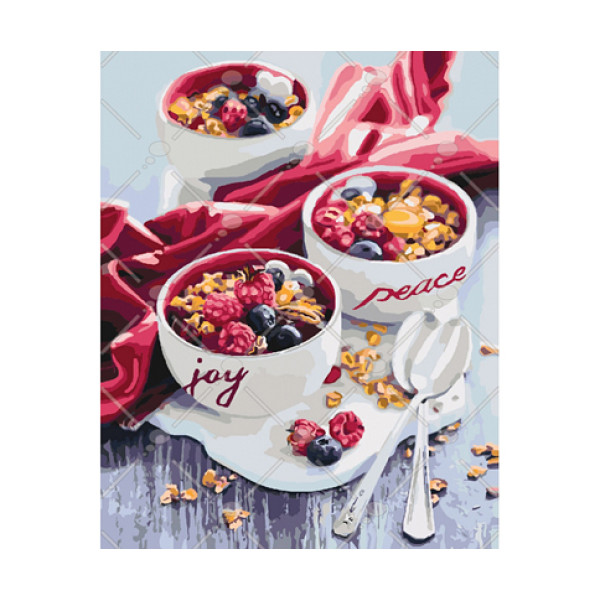 Картина за номерами Солодкий присмак ранку 40*50 КНО5538