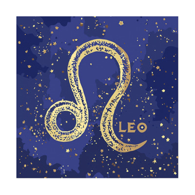 Картина за номерами Фарба "Металік" Знак Зодіаку Лев 50*50 см КН9516