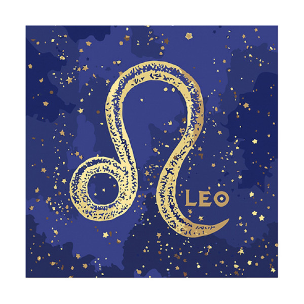 Картина за номерами Фарба "Металік" Знак Зодіаку Лев 50*50 см КН9516