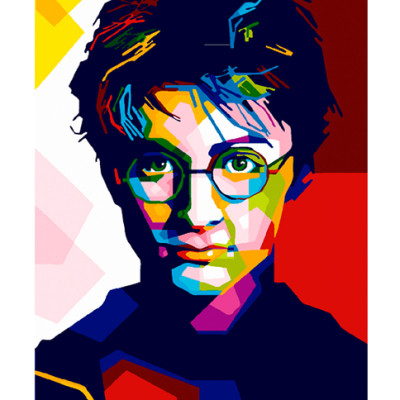 Картина за номерами "Гаррі Поттер у геометрії" 40*50 см GX29275