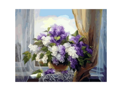 Картина за номерами "Бузок біля вікна" GX8260