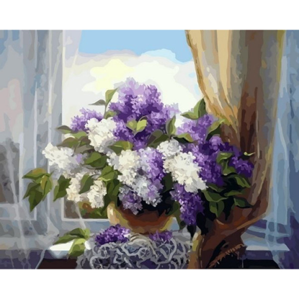 Картина за номерами "Бузок біля вікна" GX8260