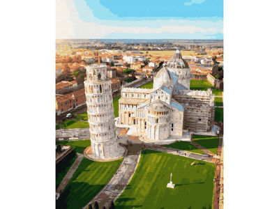 Картина за номерами "Вид на Пізанську Вежу" GX32304 Картина за номерами "Вид на Пізанську Вежу" GX32304