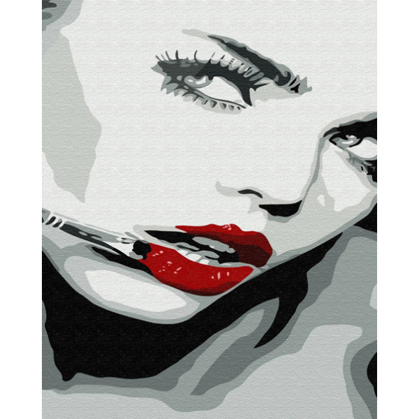 Картина за номерами "Відтінок червоного" GX34138