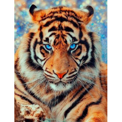 Картина за номерами "Тигр" тм Лавка Чудес 40 x 50 см у коробці LC20003