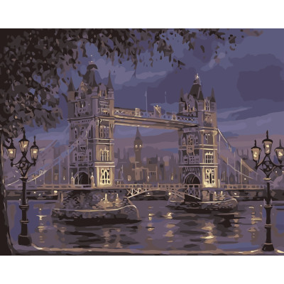 Картина за номерами "Тауерський міст" тм Лавка Чудес 40 x 50 см у коробці LC30039 Картина за номерами "Тауерський міст" тм Лавка Чудес 40 x 50 см у коробці LC30039