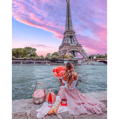 Картина за номерами "Мрії в Парижі" тм Лавка Чудес 40 x 50 см у коробці LC10005