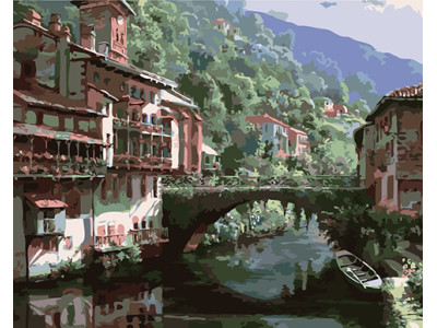 Картина за номерами "Анталія" тм Крамниця Чудес 40 x 50 см у коробці LC30090 Картина за номерами "Анталія" тм Крамниця Чудес 40 x 50 см у коробці LC30090