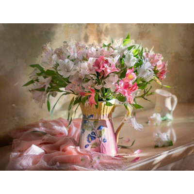 Картина за номерами квіти "Прекрасні альстромерії" LC40076