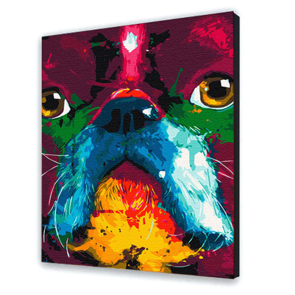 Картина за номерами "Французький бульдог" 40*50 см 11650-AC