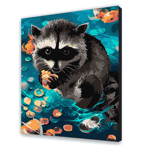 Картина за номерами "Єнот. Ракун" 40*50 см 11615-AC
