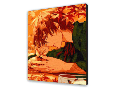 Картина за номерами з лаком ArtCraft аніме "Мій маленький друг" 40*50 см * 10325-AC