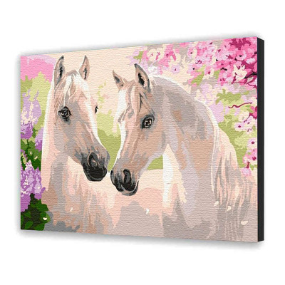 Картина за номерами "Пара коней" 30*40 см 11664-NN