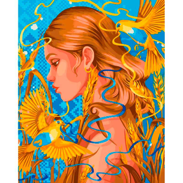 Набір для розпису "Кольори життя" 40*50 см @ 10018-AC