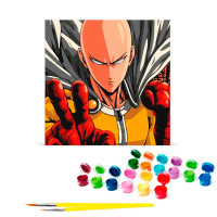 Картина за номерами "One-Punch Man" 40*40 см 16083-AC