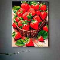 Картина за номерами "Соковита полуничка" ArtCraft 40*50 см 12021-AC