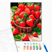 Картина за номерами "Соковита полуничка" ArtCraft 40*50 см 12021-AC