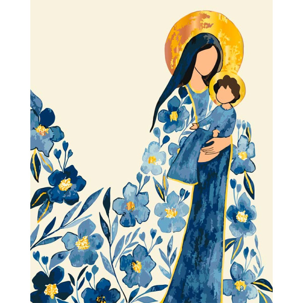 Картина за номерами Artcraft "Богородиця" 40*50 см 16527-AC