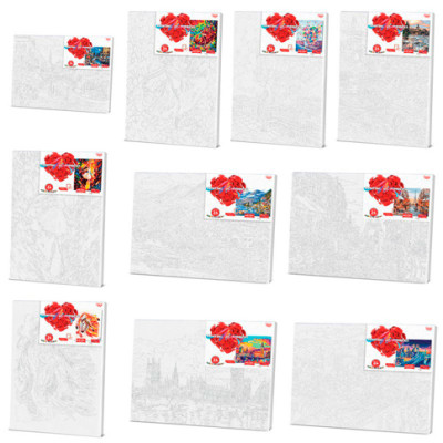 Картина за номерами 40*50 см (економ) MIX KpNe-01-01020304...10 Картина за номерами 40*50 см (економ) MIX KpNe-01-01020304...10