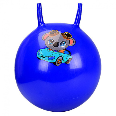 Мяч для фитнеса CB4501 с рожками(Blue)