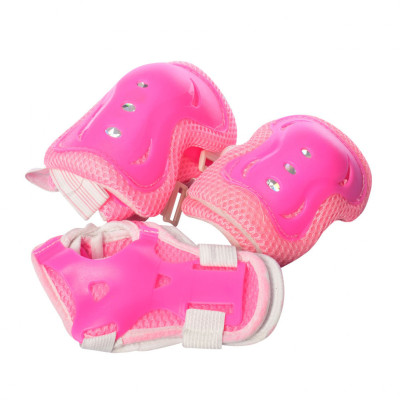 Детская защита MS 0338-1 для коленей, локтей, запястий(Pink)
