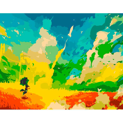 Картина по номерах Мрійливість Strateg 40х50 см GS331 Картина по номерах Мрійливість Strateg 40х50 см GS331
