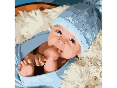 Картина за номерами Солодкий кулачок Strateg 40х40 см SK013