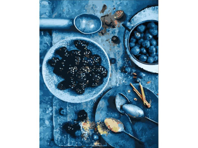 Картина за номерами Stateg Ожиновий натюрморт 40х50 см GS585