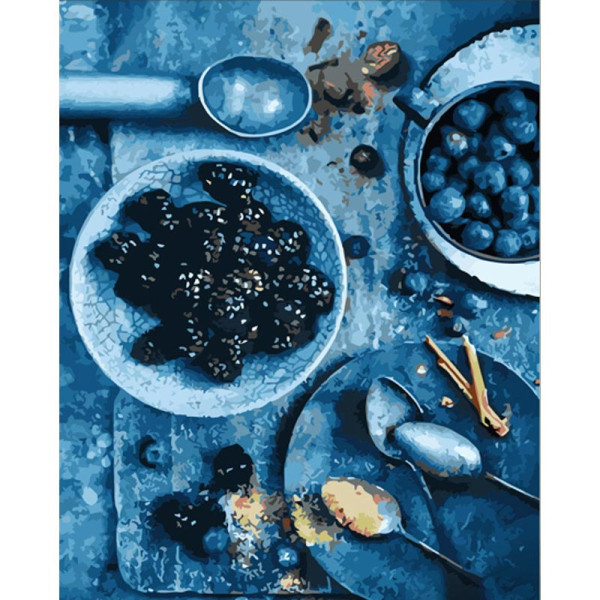 Картина за номерами Stateg Ожиновий натюрморт 40х50 см GS585