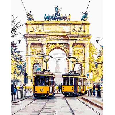 Картина за номерами "Мілан" тм Лавка Чудес 40 x 50 см у коробці LC30127