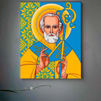 Картина за номерами "Святий Миколай" 40*50 см Авторська 10023-AC Картина за номерами "Святий Миколай" 40*50 см Авторська 10023-AC