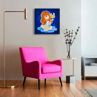 Картина за номерами "Знаки зодіаку. Рак" 40*40 см @ 10098-AC Картина за номерами "Знаки зодіаку. Рак" 40*40 см @ 10098-AC