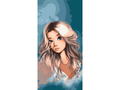 Картина за номерами "Досконала" Artcraft 40*80 см Авторська 10126-AC