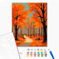 Картина за номерами "Осінній ліс" Artcraft 40*50 см 11055-AC Картина за номерами "Осінній ліс" Artcraft 40*50 см 11055-AC