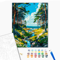 Картина за номерами "Тиша природи" ArtCraft 40*50 см 11044-AC Картина за номерами "Тиша природи" ArtCraft 40*50 см 11044-AC