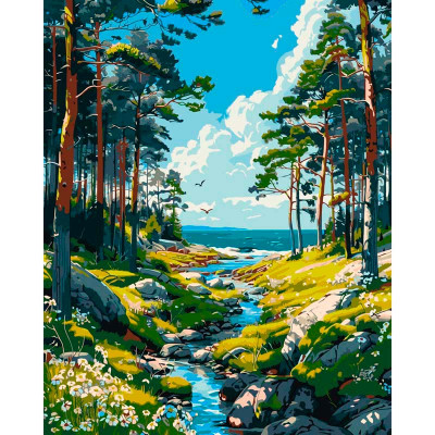 Картина за номерами "Тиша природи" ArtCraft 40*50 см 11044-AC Картина за номерами "Тиша природи" ArtCraft 40*50 см 11044-AC