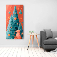 Картина за номерами "Казкові ялинки" ArtCraft 40*80 см 16508-AC