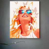 Картина за номерами "Посмішка" ArtCraft 40*50 см 10151-AC