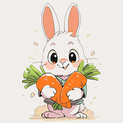 Картина за номерами Art Craft "Чудовий кролик" 30*30 см 15592-AC