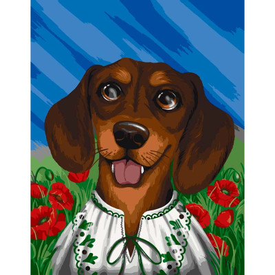 Картина за номерами Artcraft "Вухатий патріот" 40*50 см 11523-AC