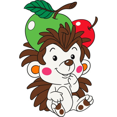 Дитяча розмальовка ArtCraft "Їжачок" 25x30 см 15080-AC