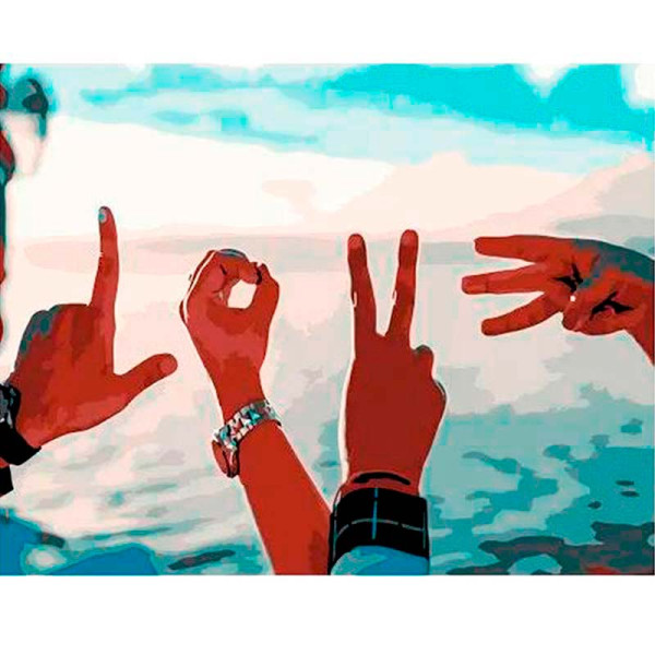 Картина за номерами Love Strateg 40х50 см DY077