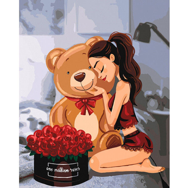 Картина за номерами One million roses 40*50 см КНО4606 Картина за номерами One million roses 40*50 см КНО4606