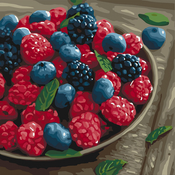 Картина за номерами "Дари літа" 40x40 см КНО5564