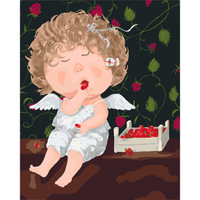 Картина за номерами "Перша полуничка" 40x50 см KNG035