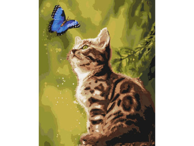 Картина за номерами "Загадковий метелик" 40x50 см КНО4150