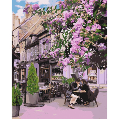 Картина за номерами "Затишний ресторанчик" 40x50 см КНО4653