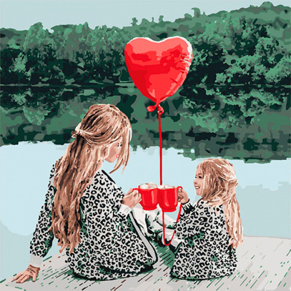 Картина за номерами "Маленькі радості" 40x40 см КНО4669